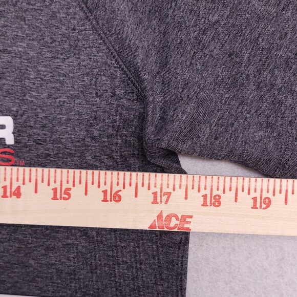 Under Armour Casual Short Sleeve Graphic Crew Neck Shirt Mens Size M Gray - Picture 9 of 11